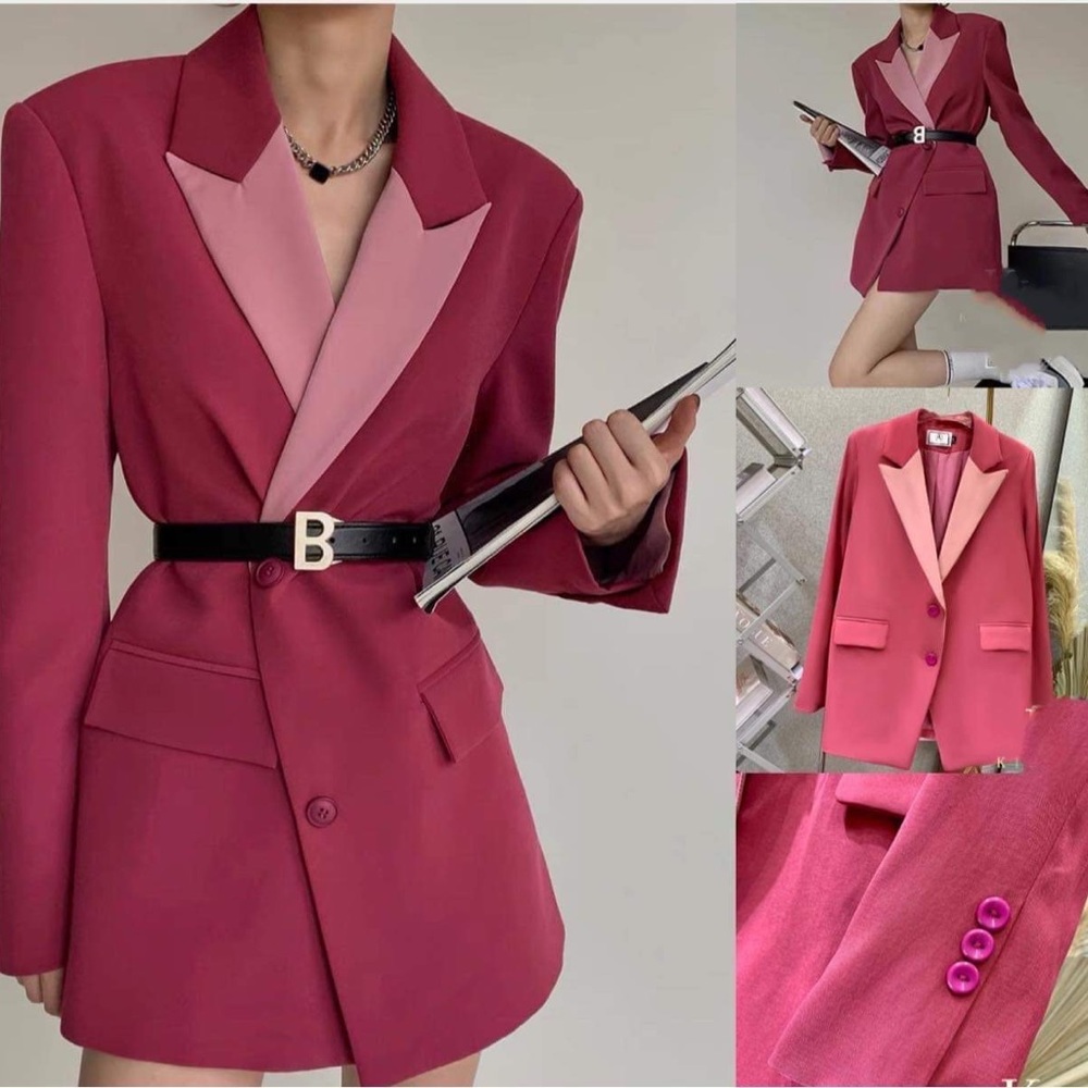 Pink Oversize Blazer